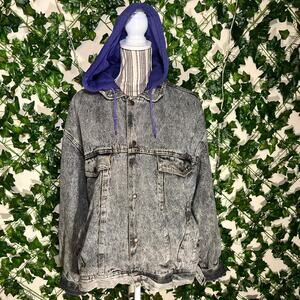 Vintage 80s 90s distressed denim jacket
